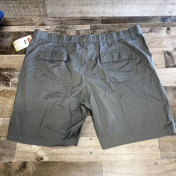 Wrangler Men’s Cargo Shorts w FLEX dark gray Relaxed Fit Size 46 New - Picture 2 of 4